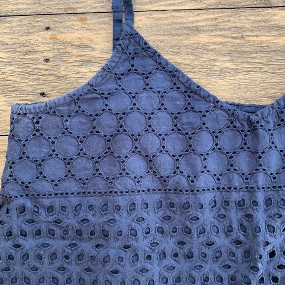 Hollister Flowy Navy Tank Top - Picture 2 of 6